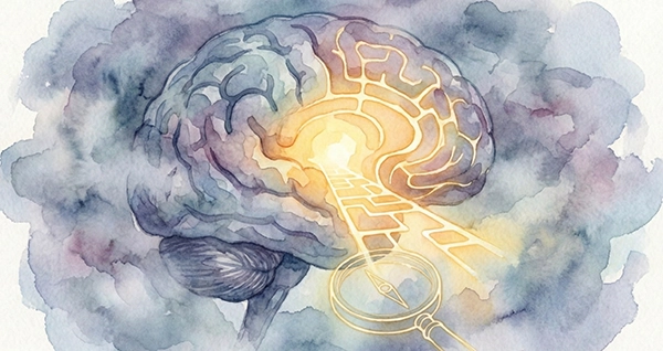 Abstract illustration of cognitive clarity